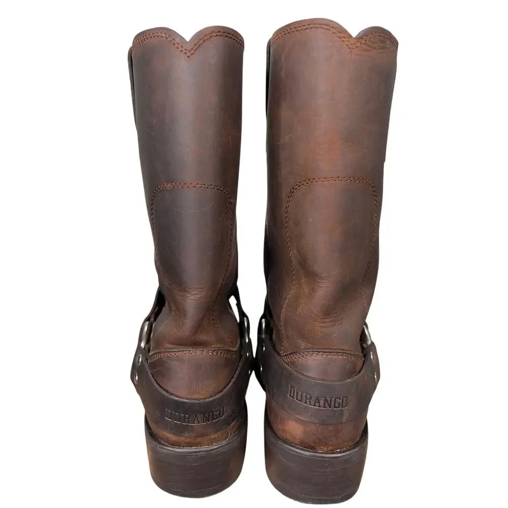 Durango Men’s Brown Leather Wide Harness Boots Size US 13 EE
